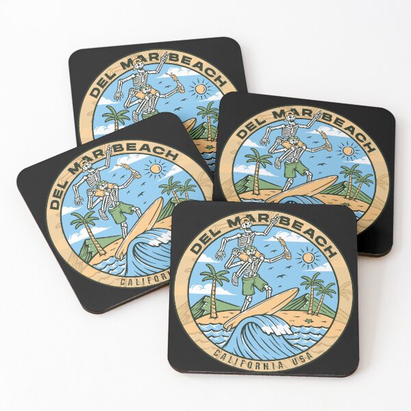 Item preview, Del Mar Beach Skeleton Bros designed and sold by LanikaiBeach.