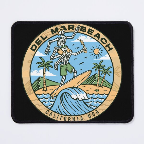 Item preview, Del Mar Beach Skeleton Bros designed and sold by LanikaiBeach.