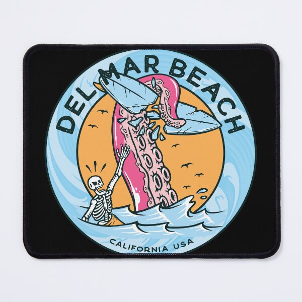 Item preview, Del Mar Beach Tentacle Surfboard designed and sold by LanikaiBeach.