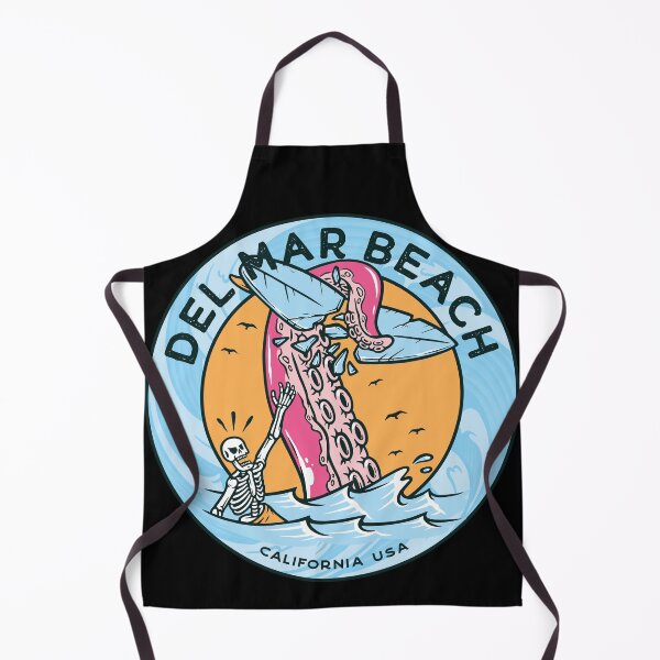 Item preview, Del Mar Beach Tentacle Surfboard designed and sold by LanikaiBeach.