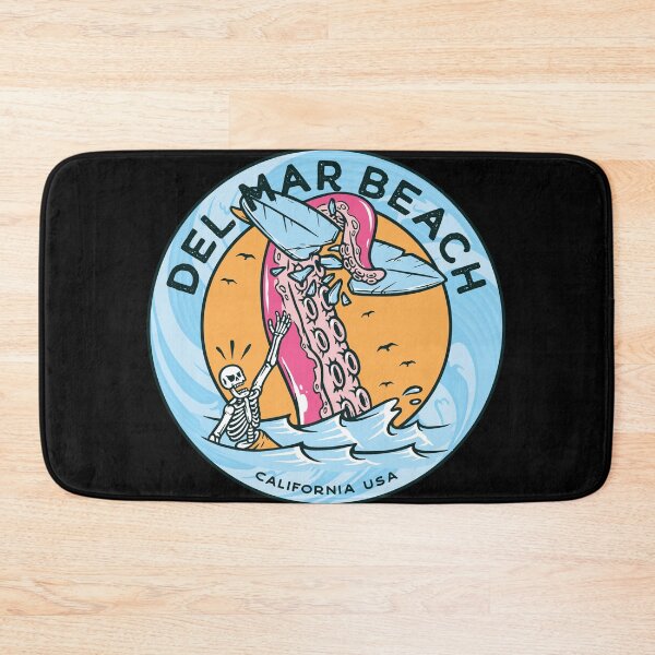 Item preview, Del Mar Beach Tentacle Surfboard  designed and sold by LanikaiBeach.