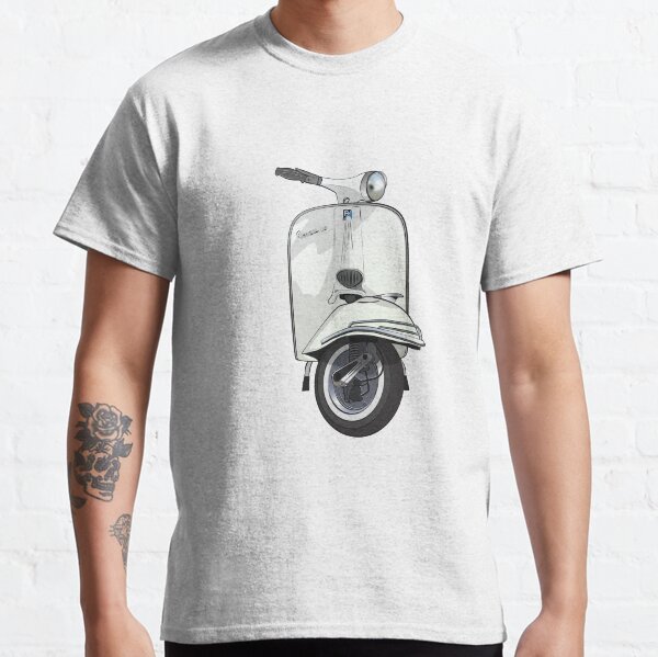 Vintage Vespa 150 - White Classic T-Shirt