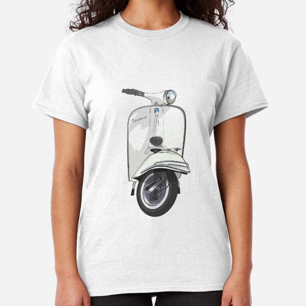 Vintage Vespa 150 - White Classic T-Shirt