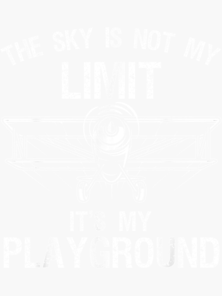 "Funny Pilot Art For Men Women Airplane Pilot Aviation" Sticker for