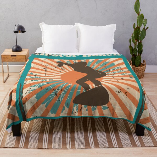 Item preview, Grover Beach Retro Surfer Girl designed and sold by LanikaiBeach.