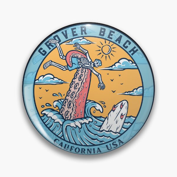 Item preview, Grover Beach Skeleton Tentacle designed and sold by LanikaiBeach.