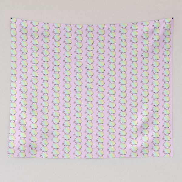 Item preview, Pastel Rainbow Polkadot Sheep designed and sold by tanyadraws.