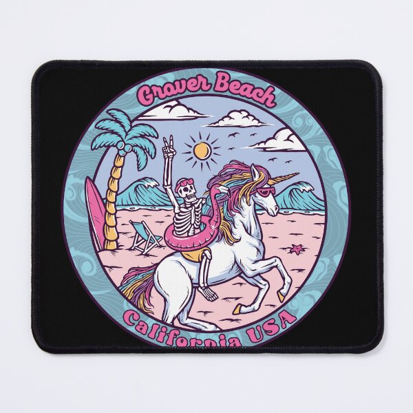 Item preview, Grover Beach Skeleton Unicorn designed and sold by LanikaiBeach.
