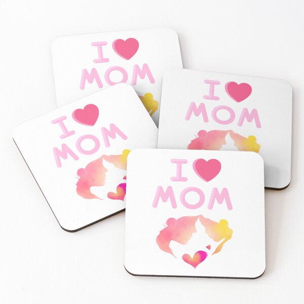 Item preview, I love mom  designed and sold by TAOR.