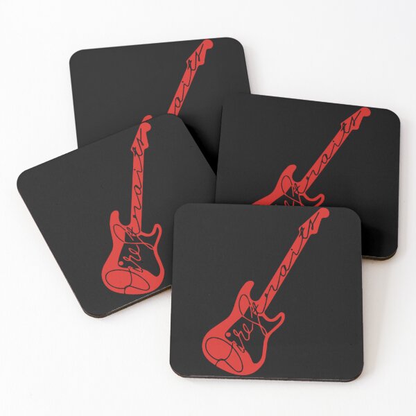 Item preview, Red Dire Straits Guitar T-shirt classique designed and sold by maratvviralph.