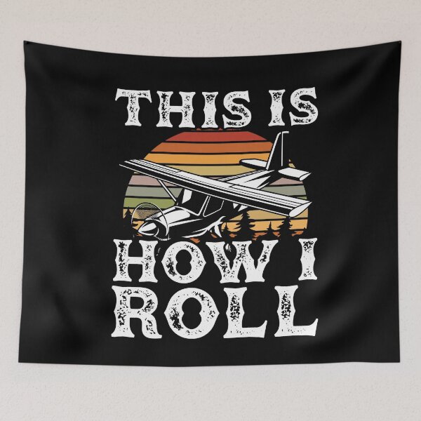 Item preview, This is how I roll Flying Pilot Airplane Aviation designed and sold by Hananiah Merch.