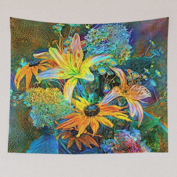 Item preview, Abstract Art | Deep Style abstraction | Flowers designed and sold by blackhalt.
