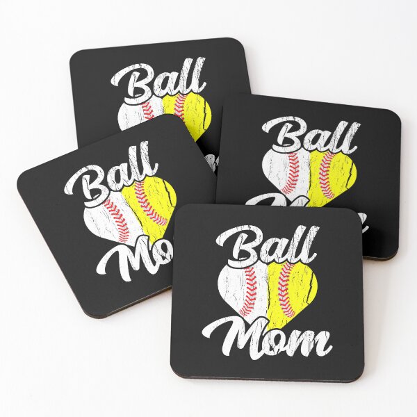 Item preview, Ball Mom Baseball Softball Mama Team Sports designed and sold by MichelSorour.