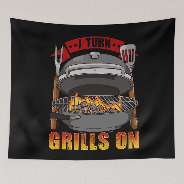 Item preview, Barbeque I Turn Grills ON BBQ Funny Dad designed and sold by Hananiah Merch.