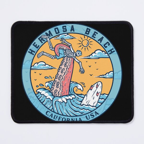Item preview, Hermosa Beach Skeleton Tentacle designed and sold by LanikaiBeach.