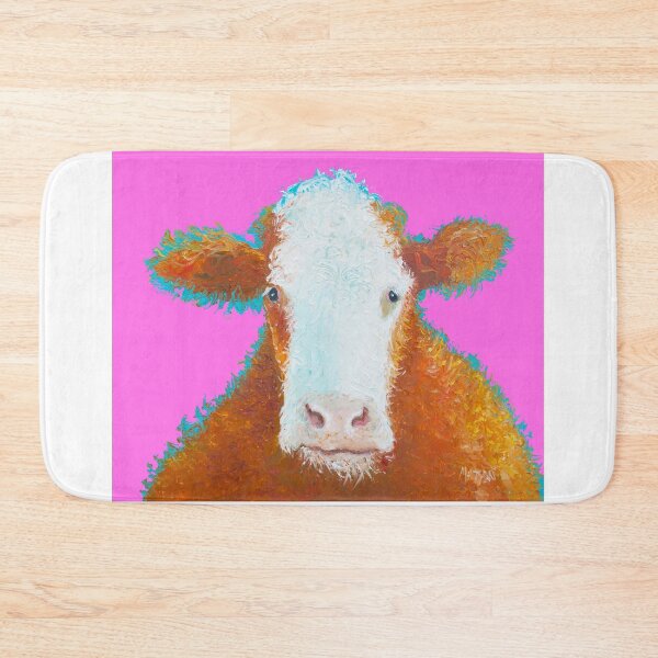 Item preview, Hereford Cow on pink designed and sold by MatsonArtDesign.
