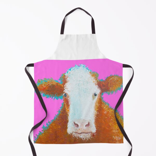 Item preview, Hereford Cow on pink designed and sold by MatsonArtDesign.
