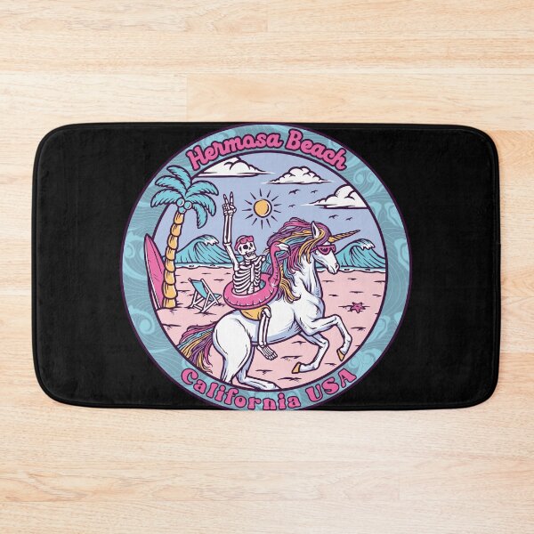 Item preview, Hermosa Beach Skeleton Unicorn designed and sold by LanikaiBeach.