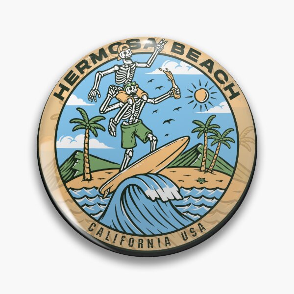Item preview, Hermosa Beach Skeleton Bros designed and sold by LanikaiBeach.