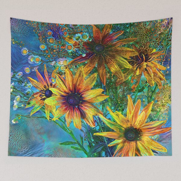 Item preview, Abstract Art | Deep Style abstraction | Flowers designed and sold by blackhalt.