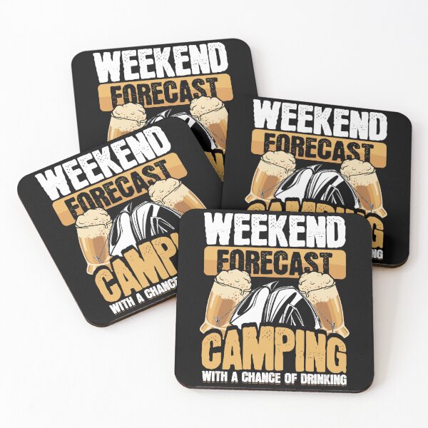 Item preview, Funny Camper Weekend Forecast Camping Beer Drinking designed and sold by Hananiah Merch.