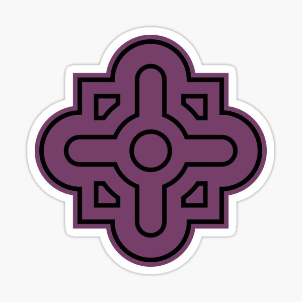 Item preview, Geometric Pattern: Zellij: Aubergine Black designed and sold by Red Wolf.