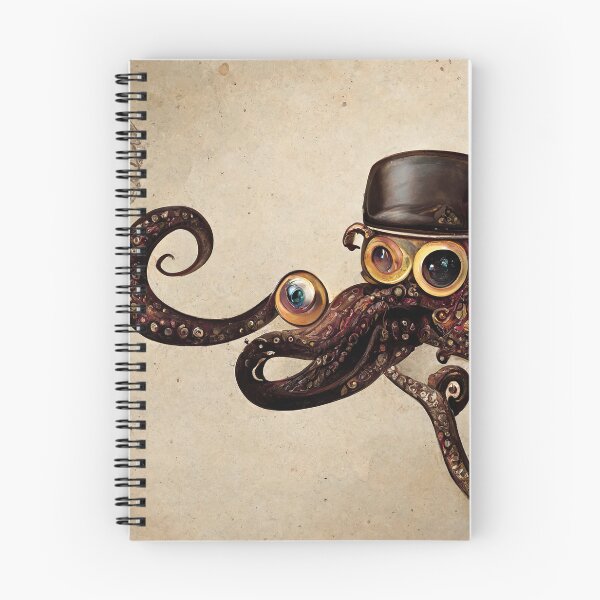 Item preview, Steampunk octopus 2 designed and sold by shaldoryn.