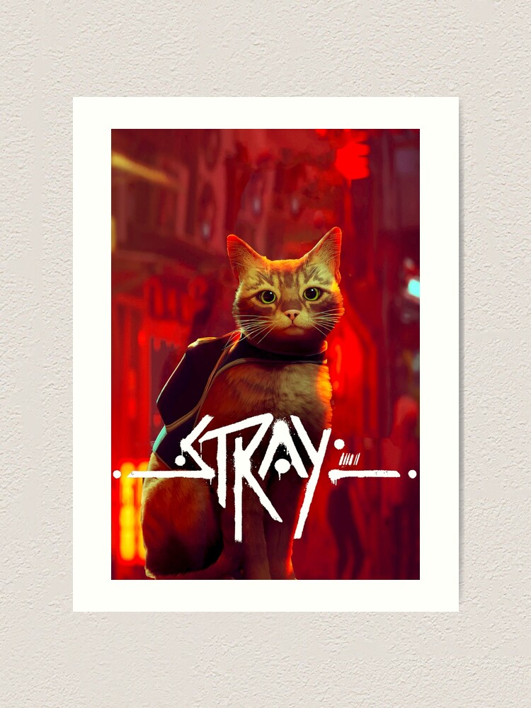 stray game cat sad Poster for Sale by WellingtonAdams