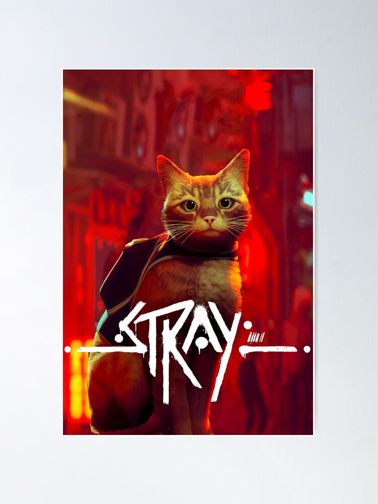 Stray Cat Game ,stray logo Poster for Sale by Zoon-shop