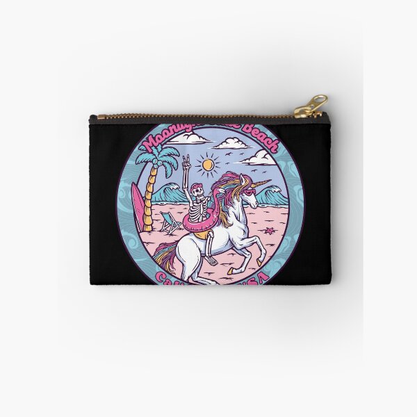 Item preview, Moonlight State Beach Skeleton Unicorn designed and sold by LanikaiBeach.