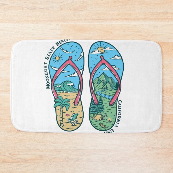 Item preview, Moonlight State Beach Sandals designed and sold by LanikaiBeach.