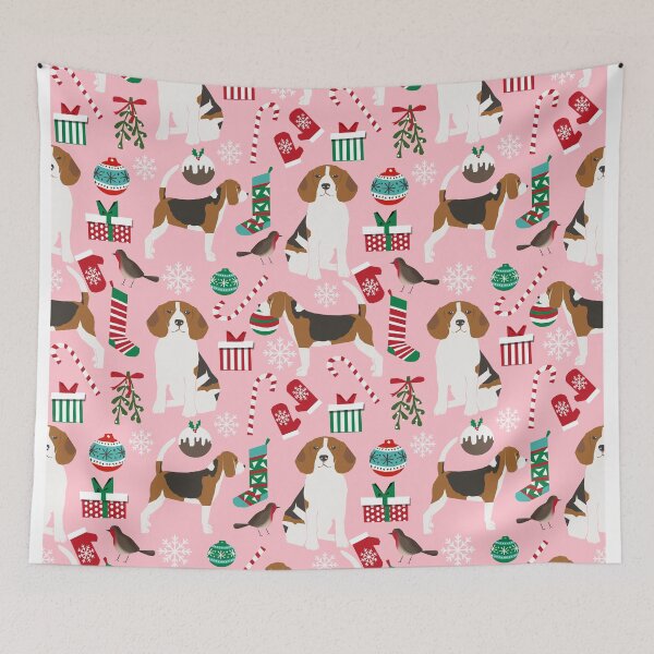 Item preview, Beagle dog pattern christmas portrait pattern cute gifts for dog lover dog breeds by PetFriendly designed and sold by PetFriendly.