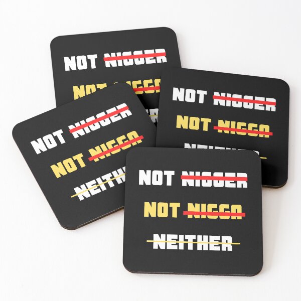 Item preview, NOT NIGGER NOT NIGGA NEITHER ... designed and sold by DeadCoolShops.