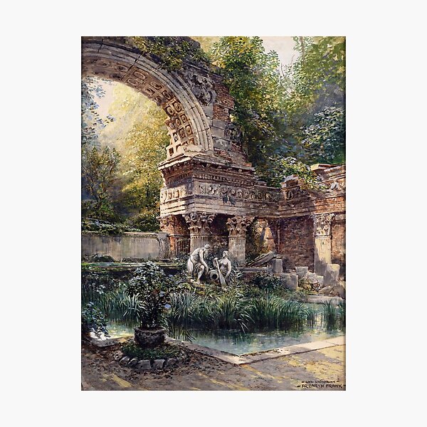 Item preview, FriedrichFrank. The Roman ruins of Schönbrunn. designed and sold by likiska.