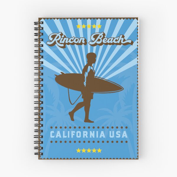 Item preview, Rincon Beach Retro Surfer designed and sold by LanikaiBeach.