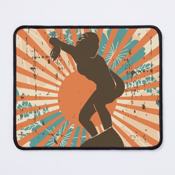 Item preview, Rincon Beach Retro Surfer Girl designed and sold by LanikaiBeach.