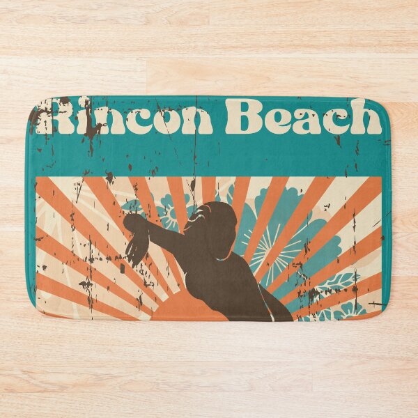 Item preview, Rincon Beach Retro Surfer Girl designed and sold by LanikaiBeach.