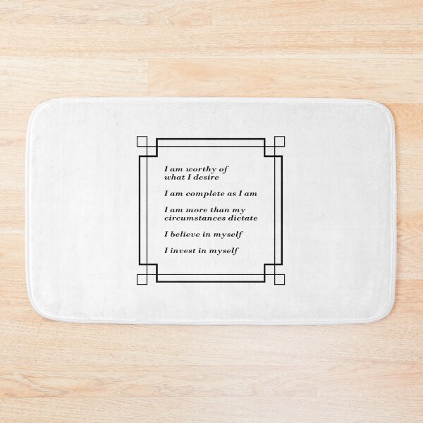 Item preview, Self Worth Positive Affirmations - Motivational Words for a Positive Mindset, Self Help designed and sold by Inspirationmotivation.