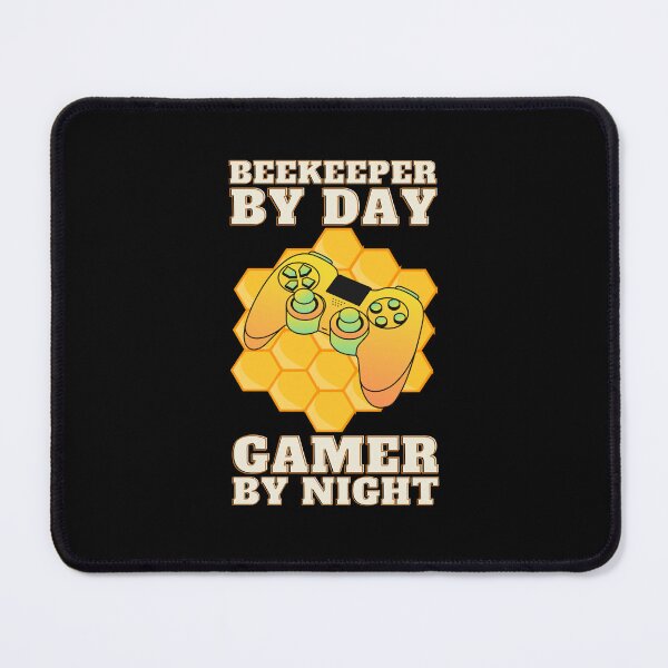 Item preview, Beekeeper by Day Gamer by Night - Girl Gamer Beekeeping designed and sold by RandomDel.
