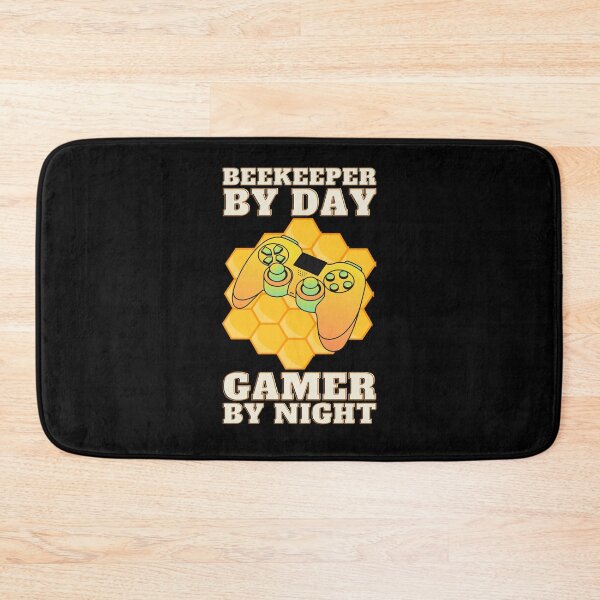 Item preview, Beekeeper by Day Gamer by Night - Girl Gamer Beekeeping designed and sold by RandomDel.