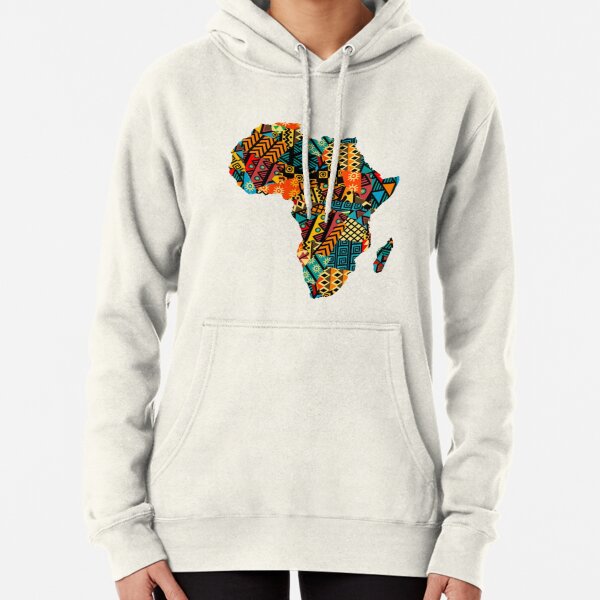 Map Of Africa Pullover Hoodie