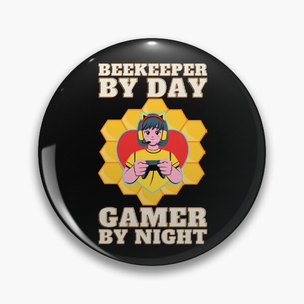 Item preview, Girl Gamer beekeeping - Beekeeper by Day Gamer by Night designed and sold by RandomDel.