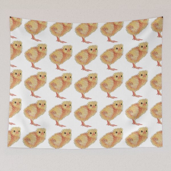 Item preview, Fluffy yellow chick designed and sold by MatsonArtDesign.