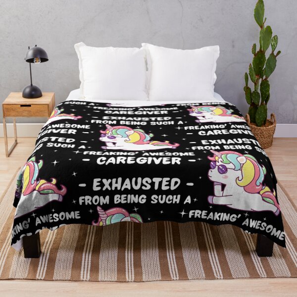 Item preview, Exhausted From Being Such A Freakin Awesome Caregiver  designed and sold by JoWebb20245.
