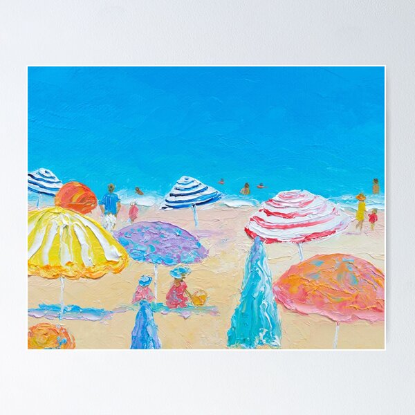 Artikelvorschau, Impressionistische Strandmalerei entworfen und verkauft von MatsonArtDesign.