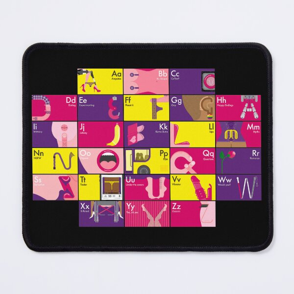 Item preview, vulgar alphabet for adults. designed and sold by si3iy.