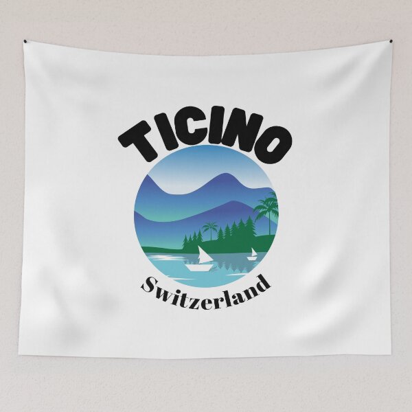 Item preview, Ticino with lake & mountains designed and sold by Kilian  Luc.