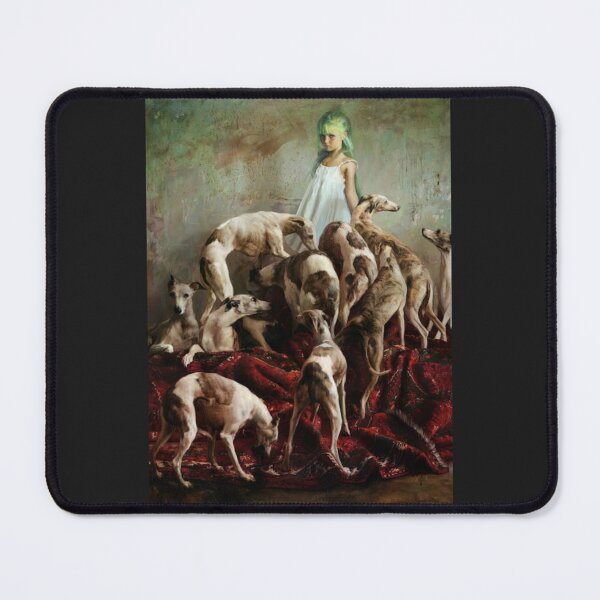 Item preview, Little Woman Surrounded by Dogs designed and sold by LuisBauer10.