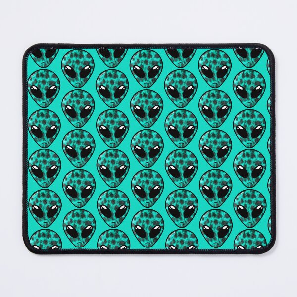 Item preview, Alien head - Blue Cheetah skin designed and sold by AreaStickers.
