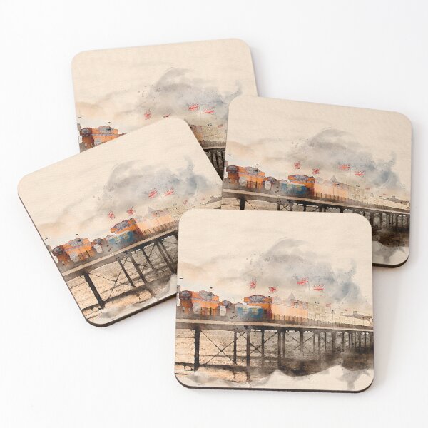 Item preview, Paignton Pier, Devon - Watercolour designed and sold by Graz-Photos.